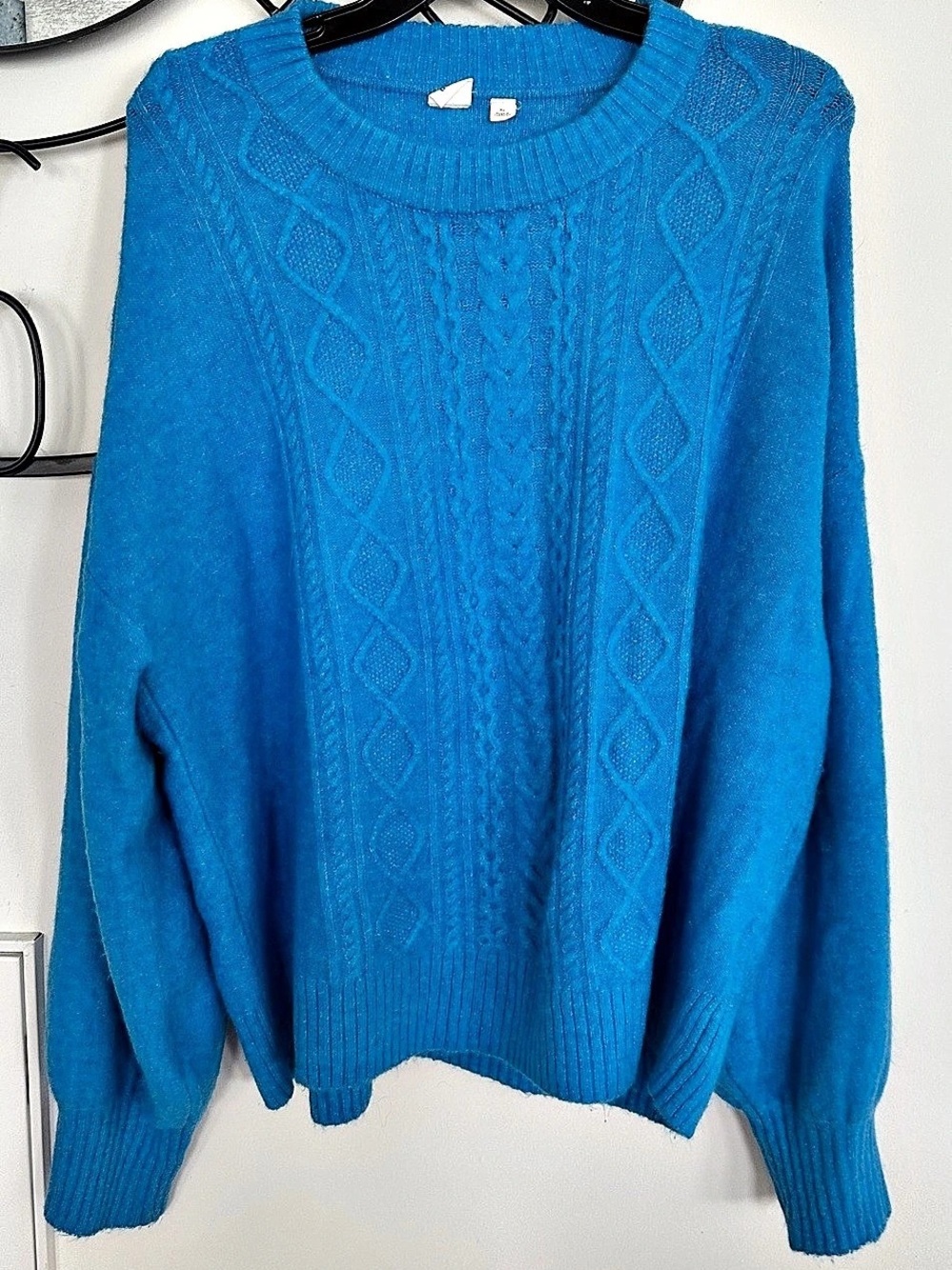 Gap Cable Knit Sweater in Blue Size XL